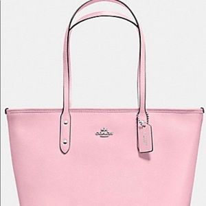 Pink coach tote new with tags